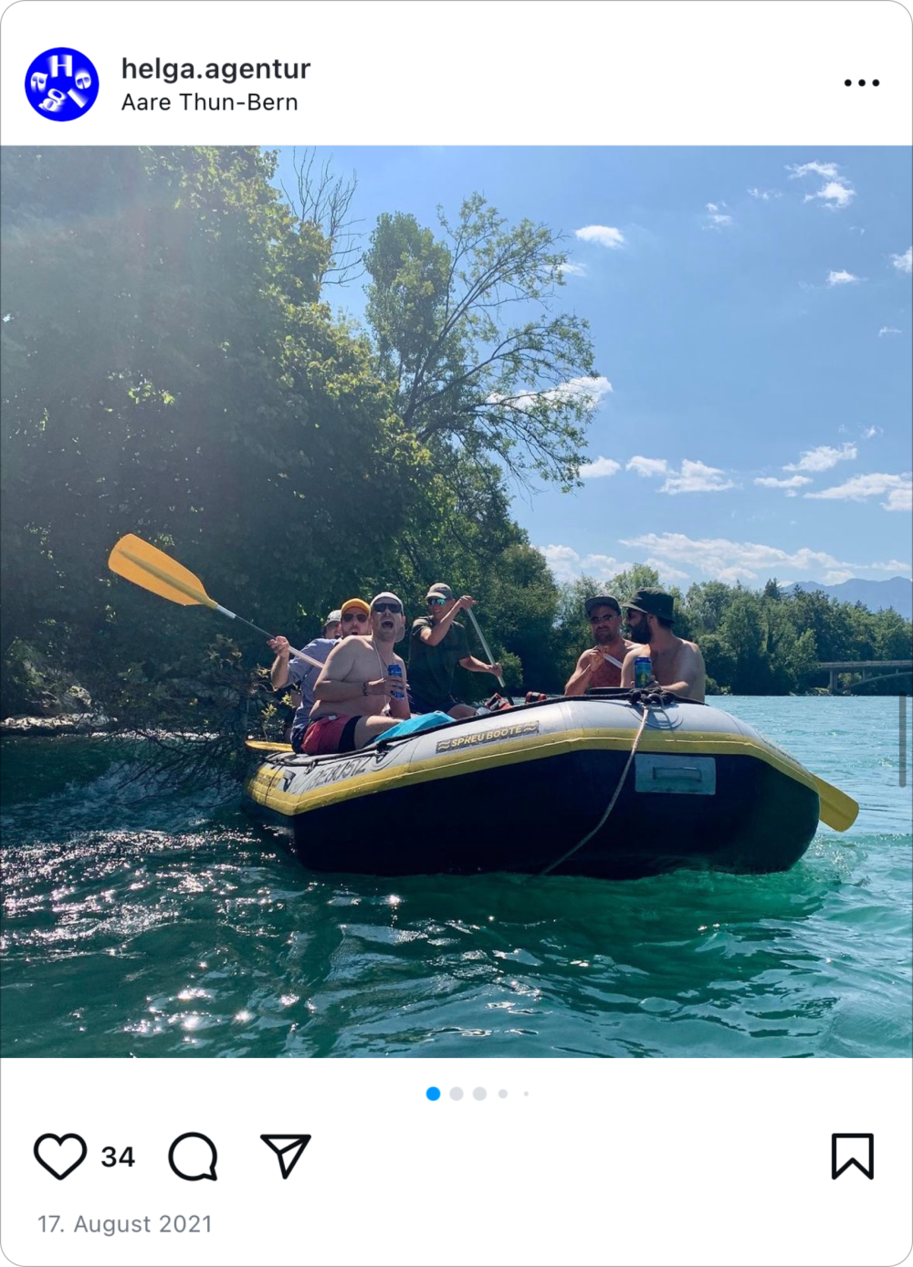 Bildschirmfoto eines Instagram-Beitrags von Instagram