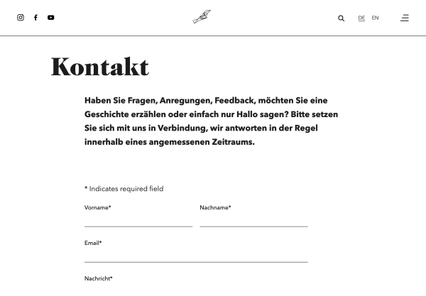 Naratek Kontaktformular