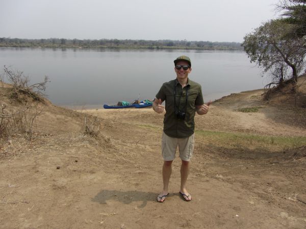 Erinnerungsfoto von Raphael beim Reisen 